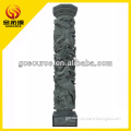 hot sale granite column with relief dragon carved